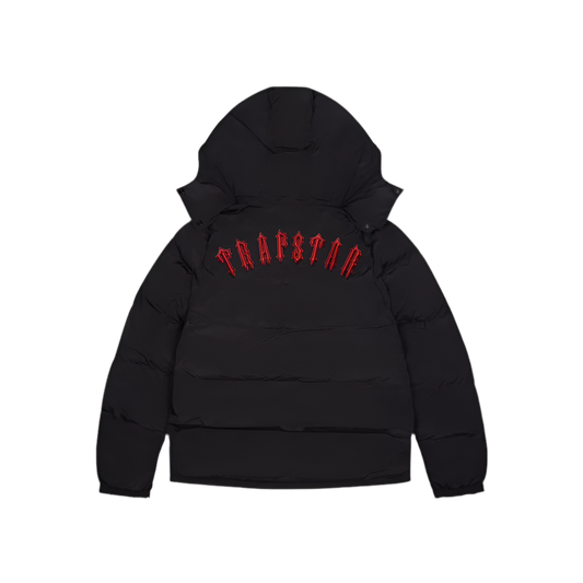 TRAPSTAR  ダウンジャケット　Black/Red