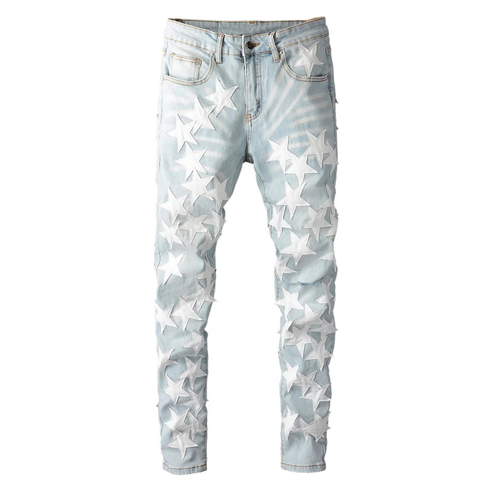 White Stars Denim