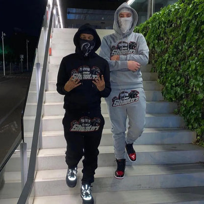 TRAPSTAR Shooters セットアップ  Black/Red