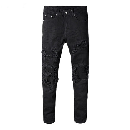 Black Ripped Denim