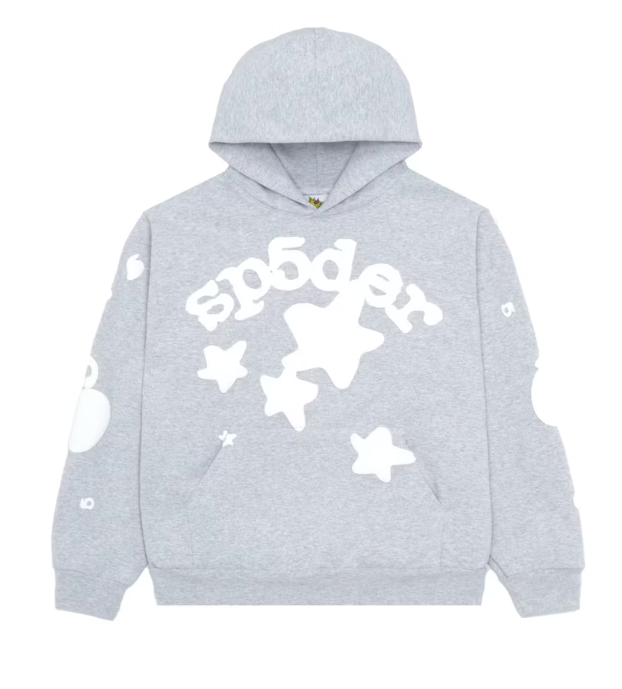 Sp5der BELUGA HEATHER GREY パーカー
