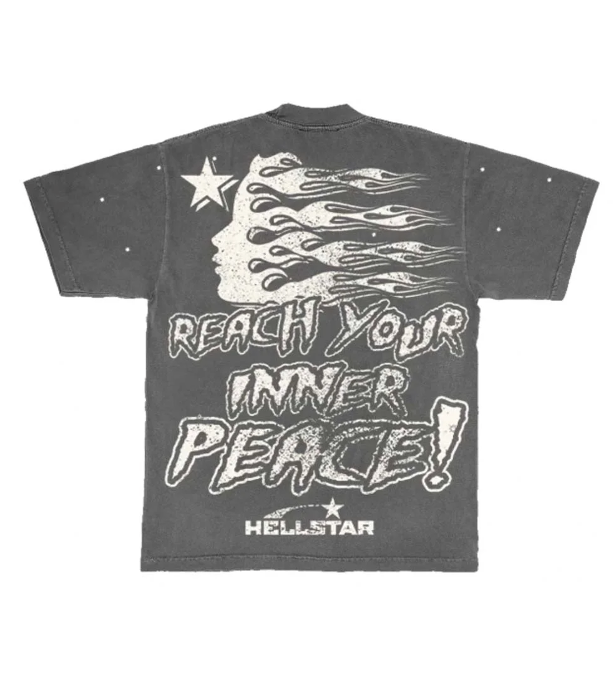 HELLSTAR STUDIOS INNER PEACE GREY Tシャツ