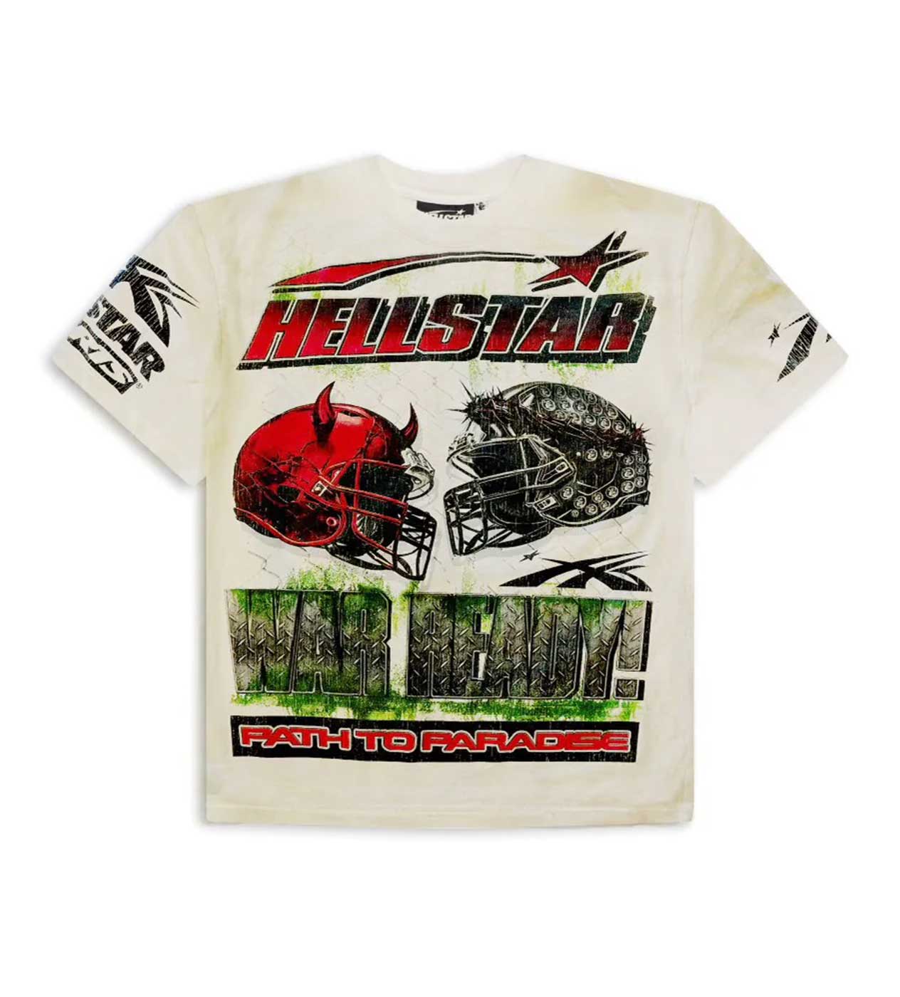 HELLSTAR WAR READY CREAM Tシャツ