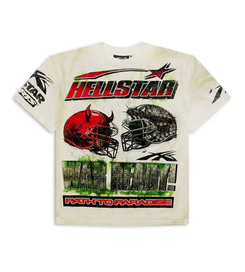HELLSTAR WAR READY CREAM Tシャツ