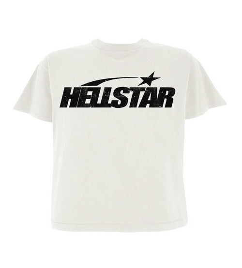 HELLSTAR STUDIOS CLASSIC LOGO CREAM Tシャツ