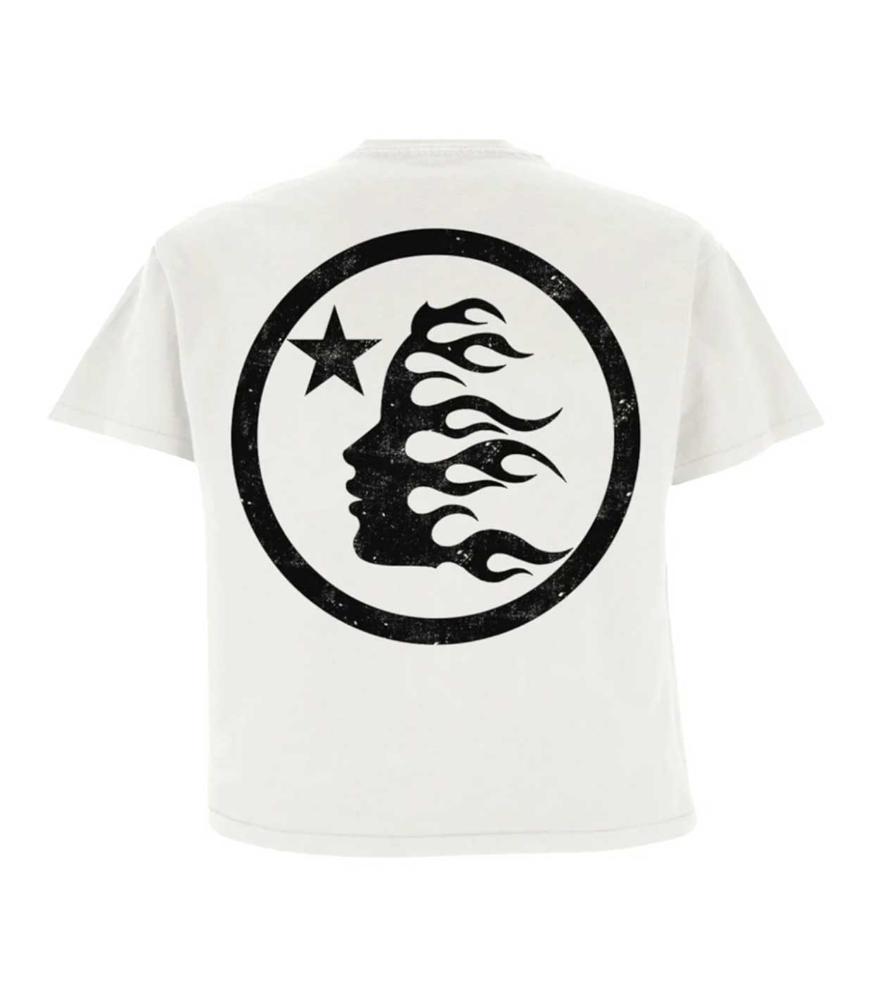 HELLSTAR STUDIOS CLASSIC LOGO CREAM Tシャツ