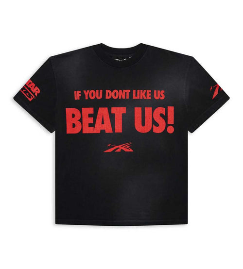 HELLSTAR SPORTS BEAT US! (BLACK/RED)  Tシャツ