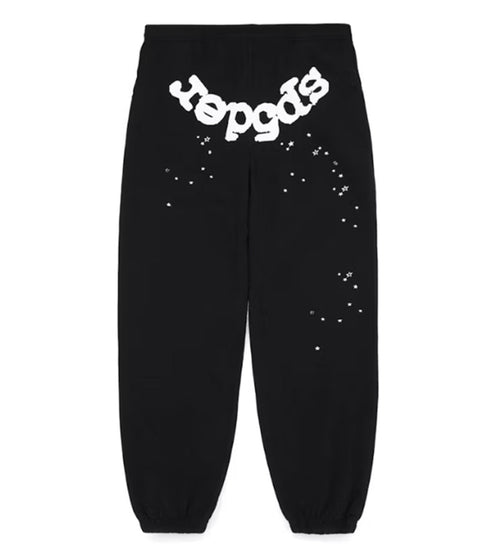 Sp5der OG WEB BLACK スウェットパンツ