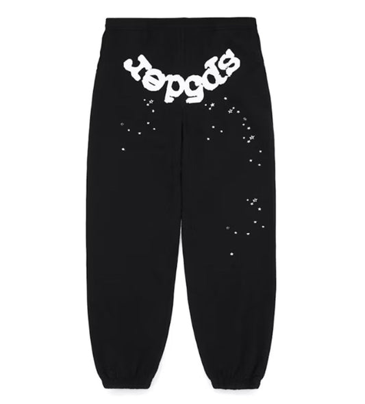 Sp5der OG WEB BLACK スウェットパンツ