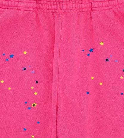 Sp5der P*NK V2 PINK スウェットパンツ