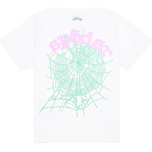 Sp5der OG Web  Tee White